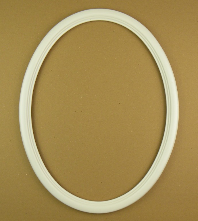 Oválný rám bílý – 30x40cm