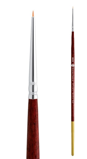 Štětec miniaturní – série 20 – velikost 0