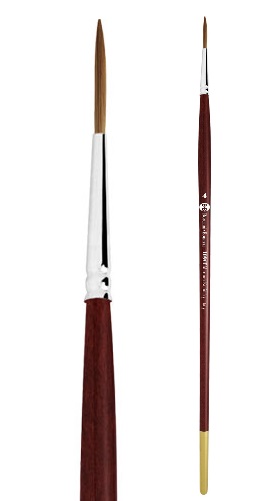 Přírodní štětec Kolinsky psáček 109 – velikost 6