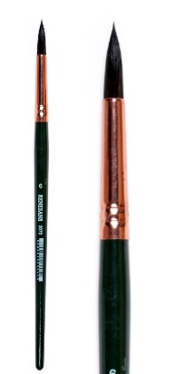 Štětec kulatý veverka/pony 3070 – velikost 5