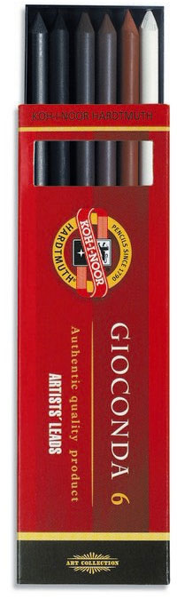 Umělecké tuhy mix 5,6mm – sada 6ks