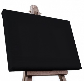 Malířské plátno napnuté černé – 465 rozměrů