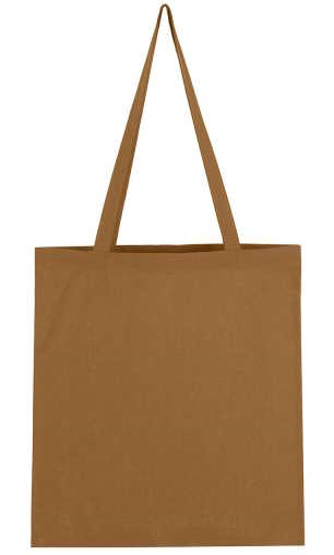 Plátěná taška s dlouhým uchem – bronzově hnědá / medal bronze