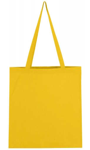 Plátěná taška s dlouhým uchem – žlutá / yellow