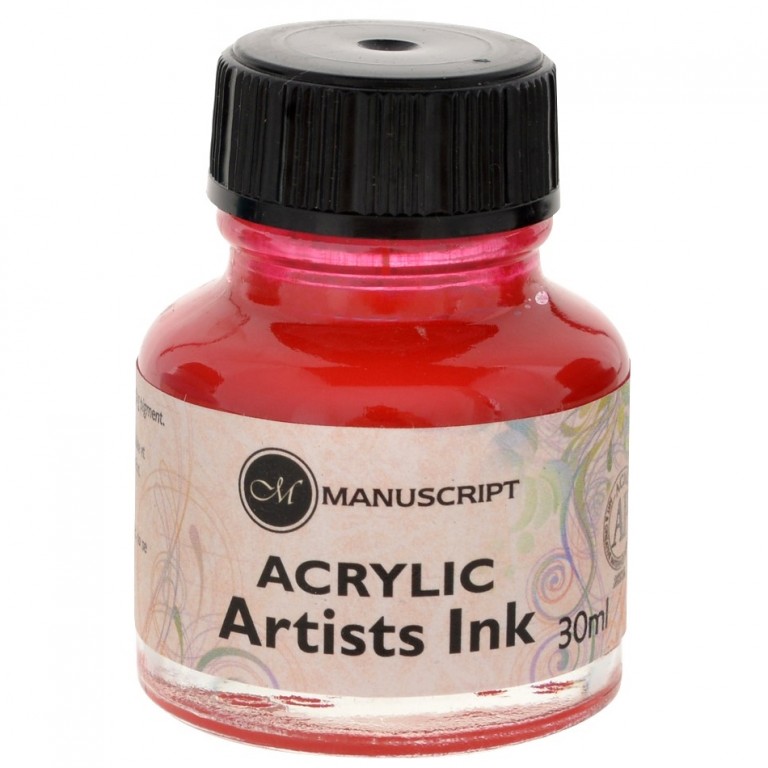Kaligrafický inkoust Manuscript 30ml – růžový