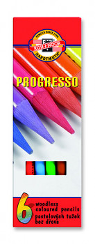 Pastelky progresso sada 6ks