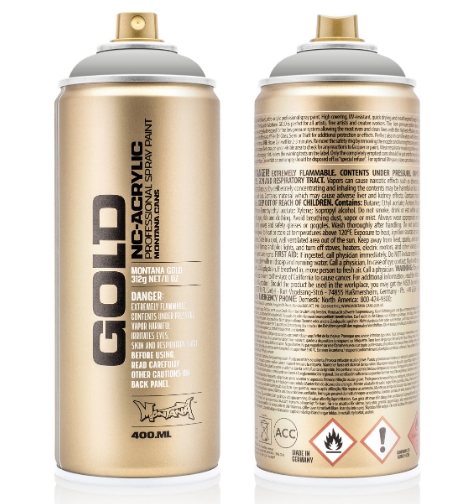 Barva ve spreji Montana Gold 400ml – G1010 Easter yellow