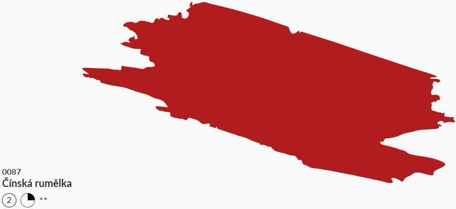 Olejová barva Umton 2500ml – 0087 Čínská rumělka