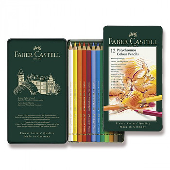 Pastelky Polychromos 12ks Faber-Castell