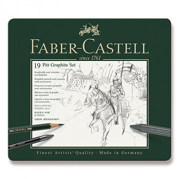 Kreslířská sada Faber-Castell Pitt 19ks