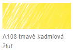 Štětečkový popisovač Faber-Castell – 108 kadmiově žlutý tmavý