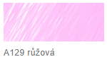 Štětečkový popisovač Faber-Castell – 129 růžový