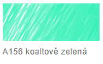 Štětečkový popisovač Faber-Castell – 156 kobaltově zelený