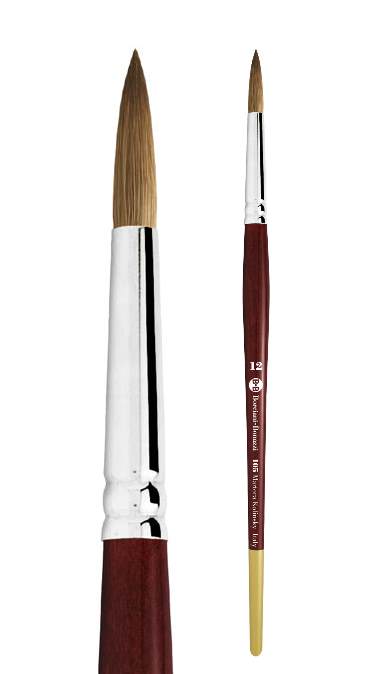 Přírodní štětec Kolinsky 105, krátká rukojeť – 0