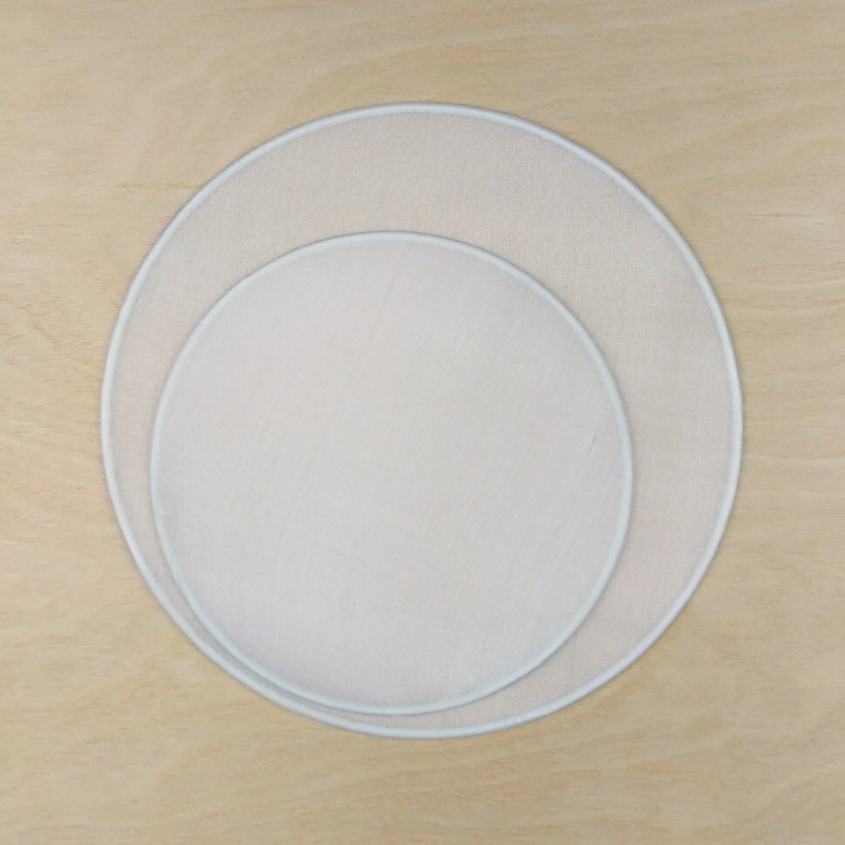 Hedvábné okénko kruh 15cm Ponge 5