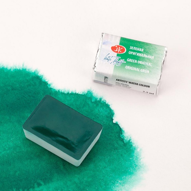 White nights akvarel 2,5ml – 719 zeleň original