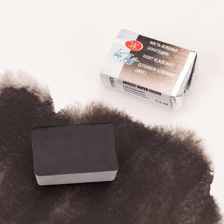 White nights akvarel 2,5ml – 811 čerň kostní