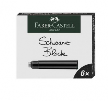 Inkoustové bombičky černé Faber-Castell