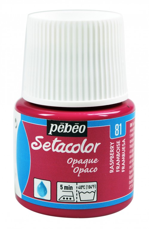 Barva na textil Setacolor 45 ml – 81 malina