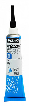 Setacolor 3D kontura na textil 20ml – bílá