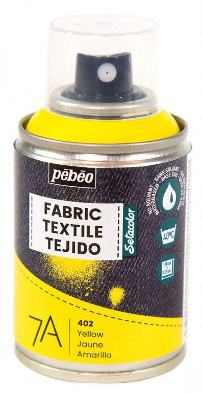 Sprej na textil 7A 100ml – žlutý
