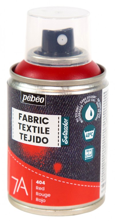 Sprej na textil 7A 100ml – červený