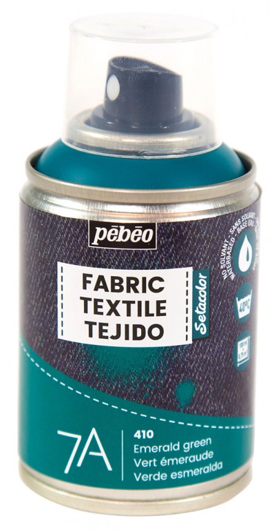 Sprej na textil 7A 100ml – smaragdově zelený