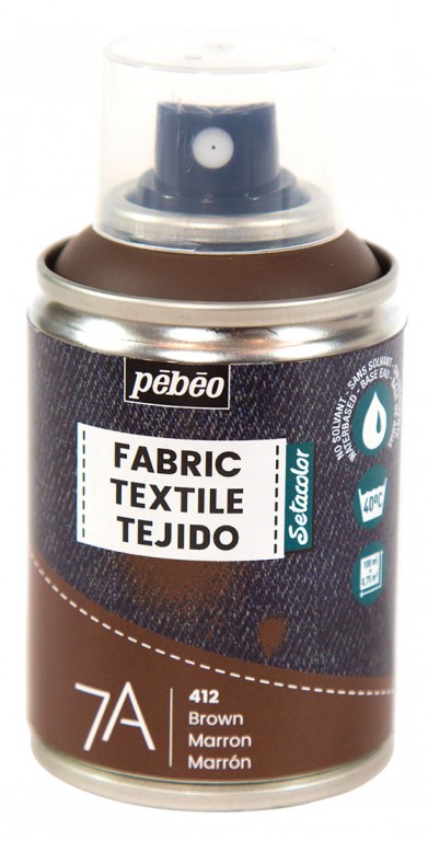 Sprej na textil 7A 100ml – hnědý