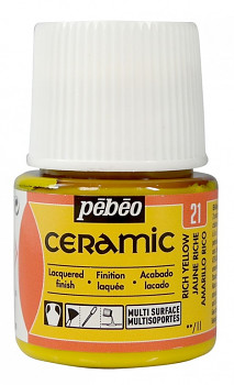 Barva na keramiku Ceramic 45ml – 21 žlutá výrazná