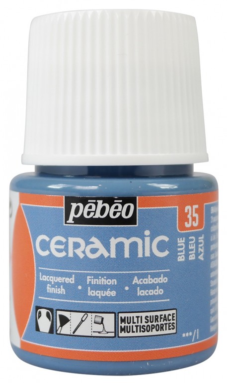 Barva na keramiku Ceramic 45ml – 35 modrá