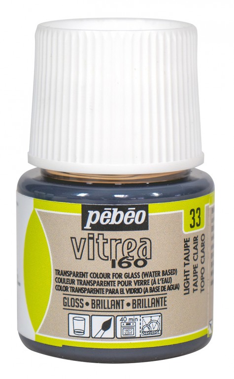 Barva na sklo Vitrea 45ml – 33 světlé šedá