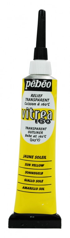 Kontura na sklo Vitrea 20ml – žlutá