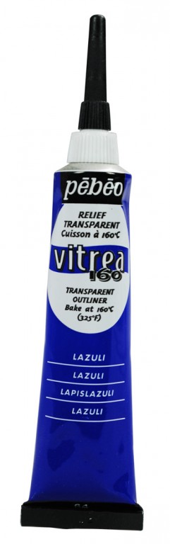 Kontura na sklo Vitrea 20ml – modrá lazuli