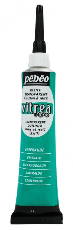 Kontura na sklo Vitrea 20ml – smaragdová