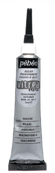 Kontura na sklo Vitrea 20ml – perlová