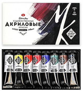 Akrylové barvy M-C sada 8x18ml