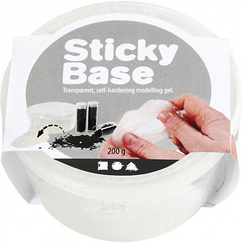 Samotvrdnoucí transparentní hmota 200g – Sticky base
