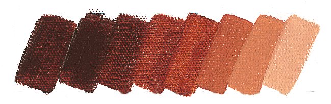 Olejová barva Mussini 35ml – 365 transparent red oxide