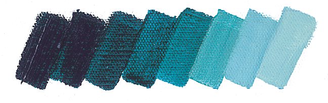 Olejová barva Mussini 35ml – 497 transparent turquoise