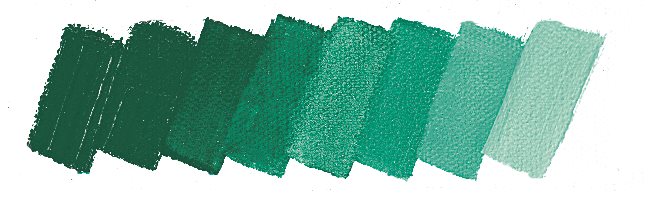 Olejová barva Mussini 35ml – 511 chrome green hue deep