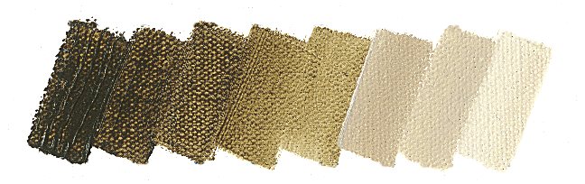 Olejová barva Mussini 35ml – 646 natural Bohemian green earth