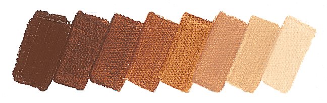 Olejová barva Mussini 35ml – 653 deep ochre