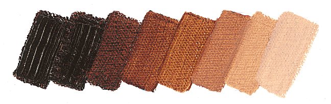 Olejová barva Mussini 35ml – 669 transparent brown oxide