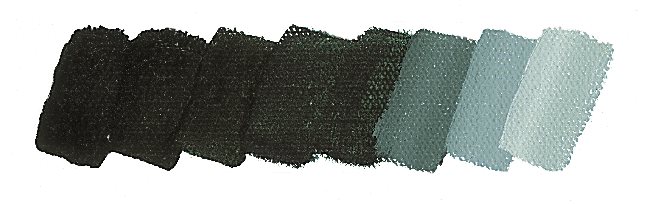 Olejová barva Mussini 35ml – 779 atrament black