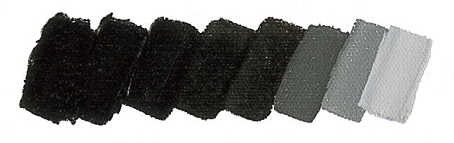 Olejová barva Mussini 35ml – 781 lamp black