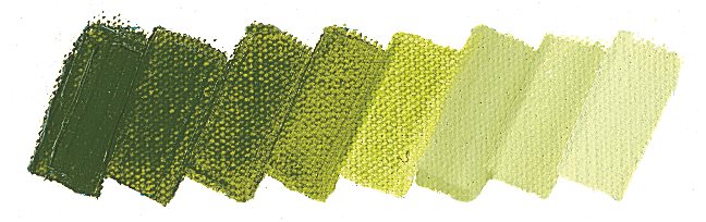 Olejová barva Mussini 150ml – 534 transparent golden green