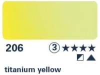 Akvarelová barva Horadam 1/2 – 206 titanium yellow