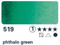 Akvarelová barva Horadam 1/2 – 519 phthalo green