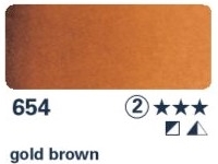 Akvarelová barva Horadam 1/2 – 654 gold brown