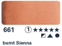 Akvarelová barva Horadam 1/2 – 661 burnt Sienna